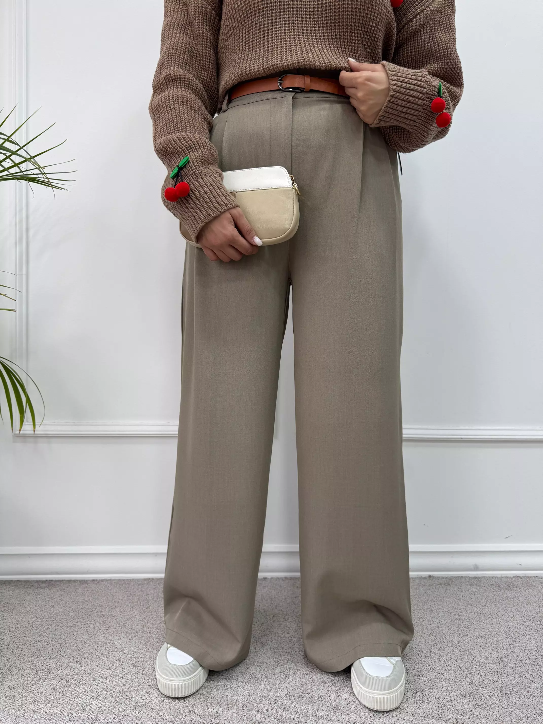 شلوار نیم بگ آیسل